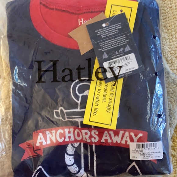 NWT Hatley Anchors Away Organic Cotton Short Pajama Set 🍭 - Picture 3 of 9